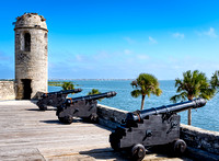 Castillo de San Marchos, St. Aug, FL (tower & canon)