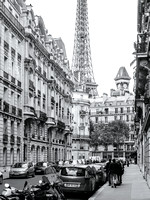 Eiffel Tower & Rue Edmond Valentine