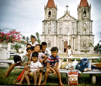 Before the Santa Anna Church, Molo, Iloilo
