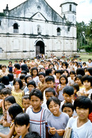 Before the San Nicolas Church, Dimiao, Bohol